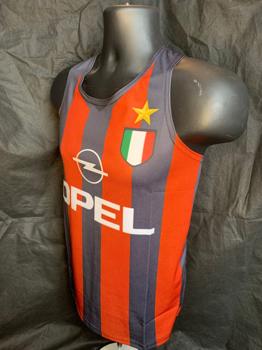 The Milan Maldini Retrokit Vest - Calcio Mundial